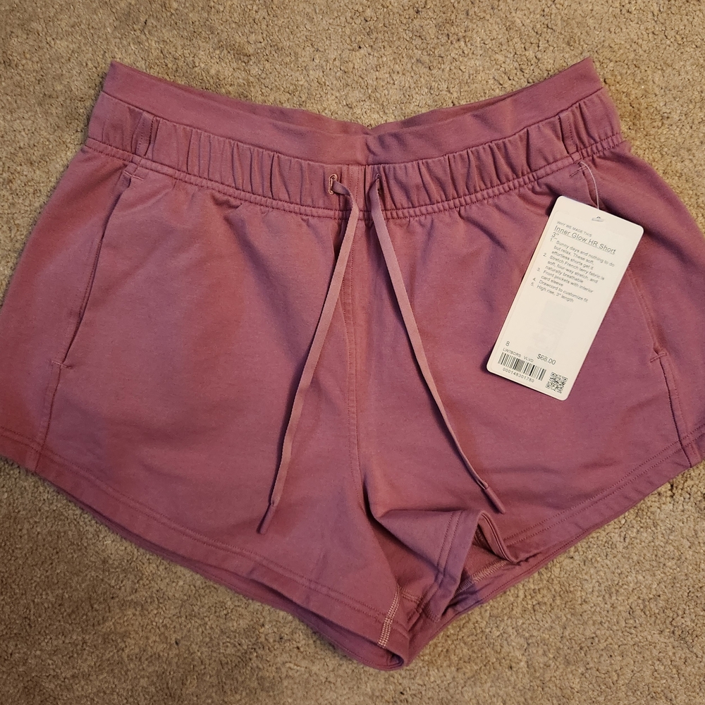 lululemon athletica Dusty Rose Athletic Shorts